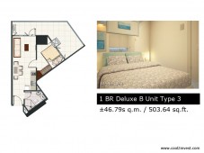 Breeze Residences - 1 Bedroom Deluxe B Type 3