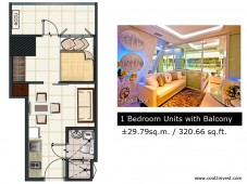 Breeze Residences - 1 Bedroom Unit with Balcony