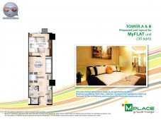 M Place South Triangle Unit Layout Tower A and B My Flat Unit