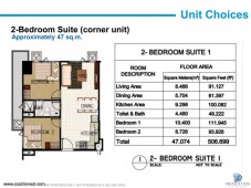 Princeton Residences - 2 Bedroom Suite Corner Unit