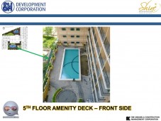 Shine Residences 5th floor amenity deck front side
