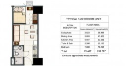 SMDC Light Residences 1 Bedroom without Balcony