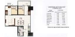 SMDC Light Residences 2 Bedroom with Balcony