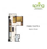Spring Residences Family Suites A Unit Layout