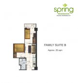 Spring Residences Family Suites B Unit Layout