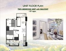 Vine Residences - 2 Bedroom with Balcony