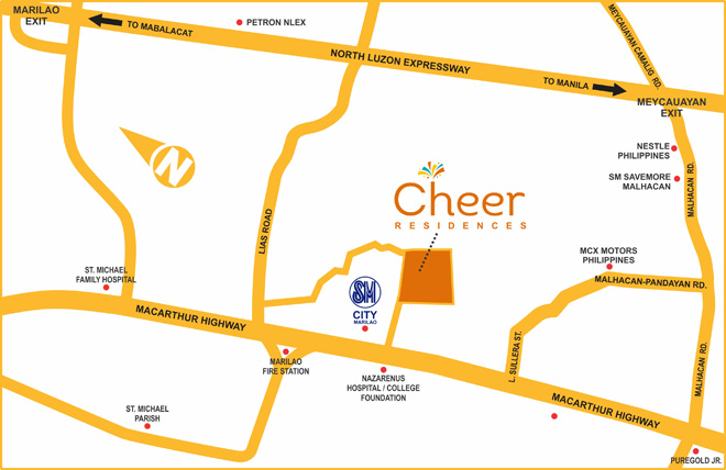 Cheer Residences Location Map