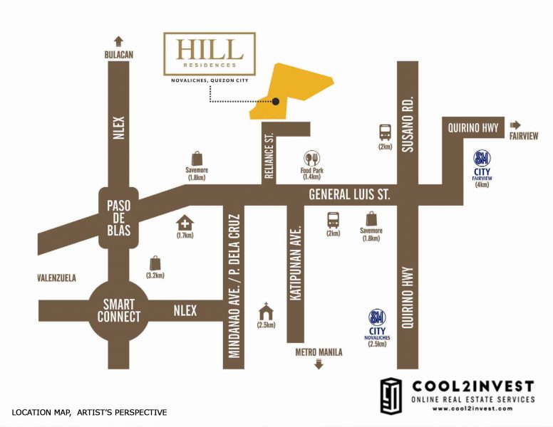 Hill Residences Location